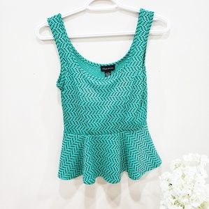 Peplum Sleeveless Blouse